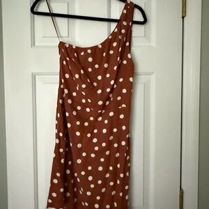 Abercrombie & Fitch Brown Polka Dot Dress